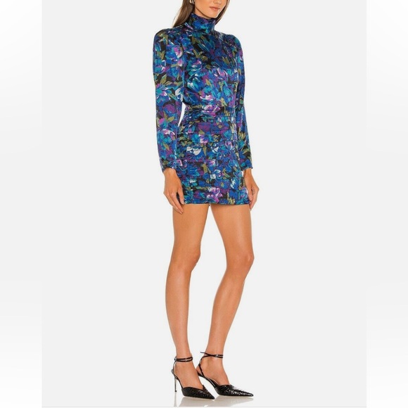 Ronny Kobo Puff Sleeve Dress - Picture 2 of 6